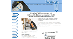Desktop Screenshot of buero-faehndrich.de